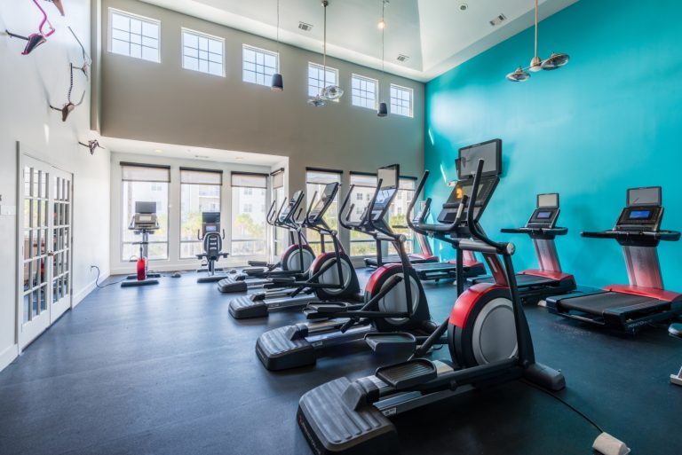 apartment amenity cardio workout area